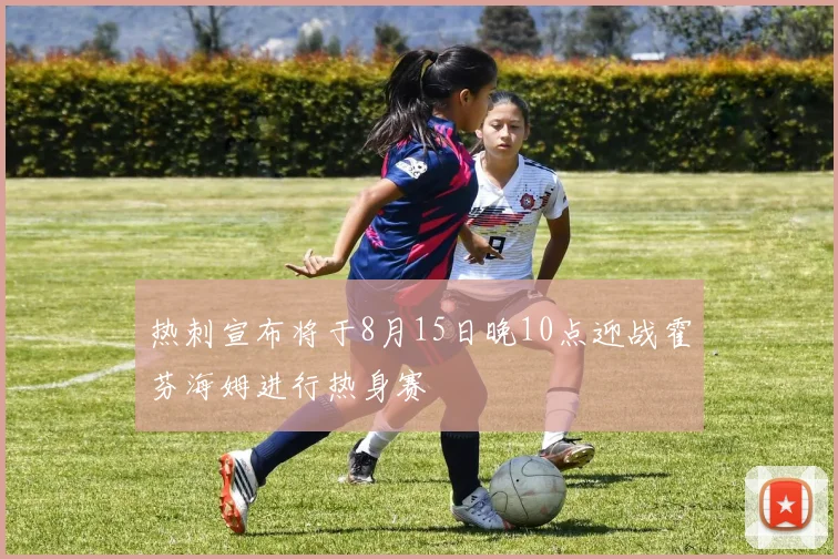 热刺宣布将于8月15日晚10点迎战霍芬海姆进行热身赛